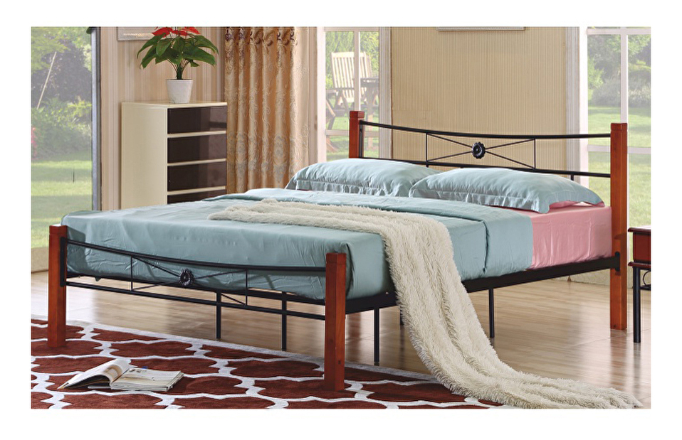 Manželská posteľ 160 cm Amarilo (s roštom)