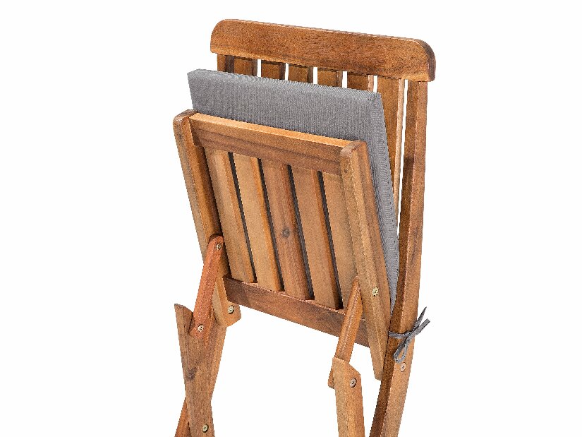 Záhradná stolička Cien (tmavé drevo)