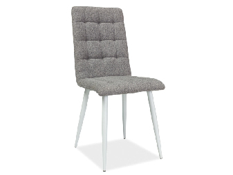 Jedálenská stolička Olivie (sivá + biela) *výpredaj