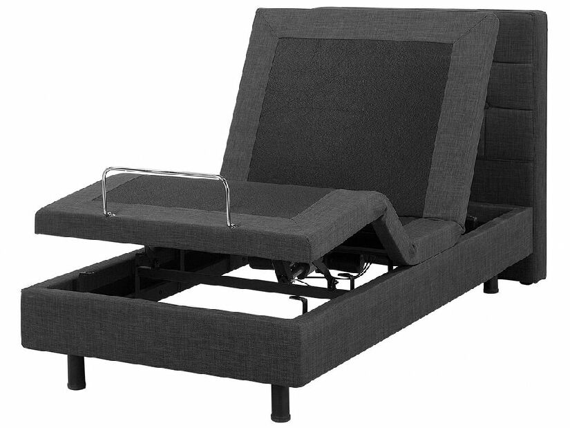 Jednolôžková posteľ 90 cm DUCHE (sivá)