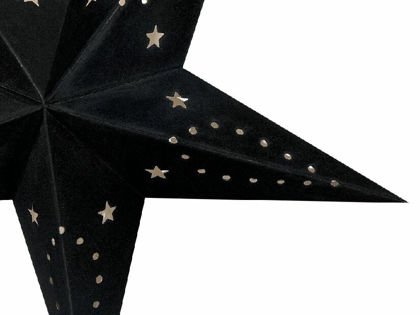 Set 2 ks závesných hviezd Monti (čierna)
