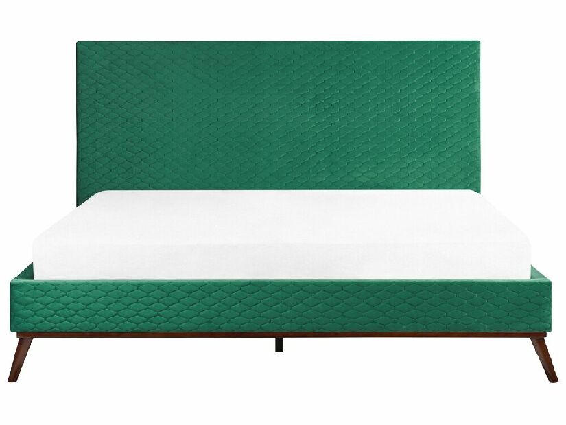 Manželská posteľ 180 cm Betuel (zelená) (s roštom)
