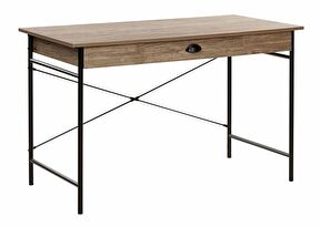Písací stôl COSTO (120 x 60 cm) (MDF) (tmavé drevo)