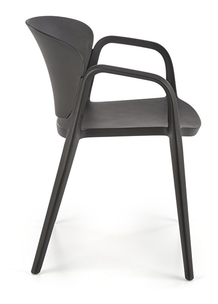 Jedálenská stolička Karol (čierna)