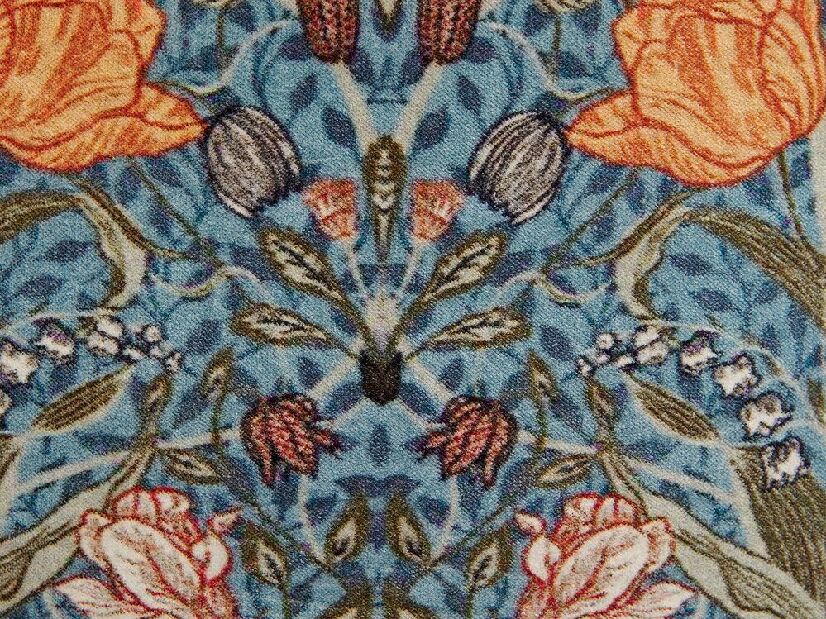 Set 2 ks ozdobných vankúšov 45 x 45 cm Miranda (modrá + oranžová