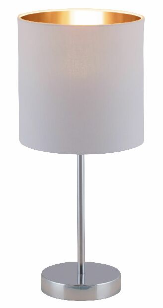 Stolová lampa Monica 2528 (biela + zlatá + chrómová)