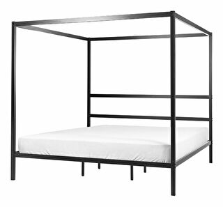 Manželská posteľ 180 cm Lesta (čierna)