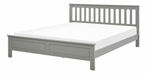 Manželská posteľ 160 cm Maye (sivá)
