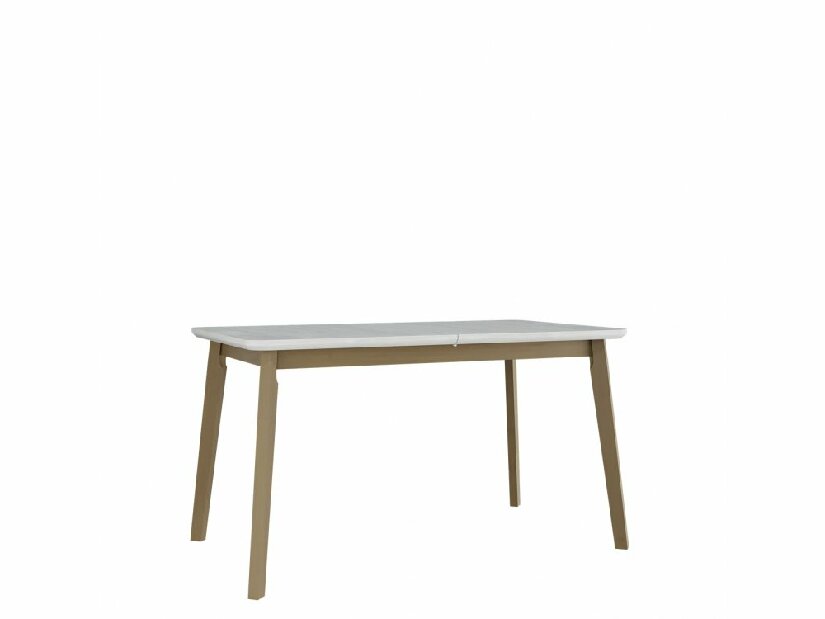 Stôl Harry Mirjan 80 x 140+180 VII (biela + dub sonoma)