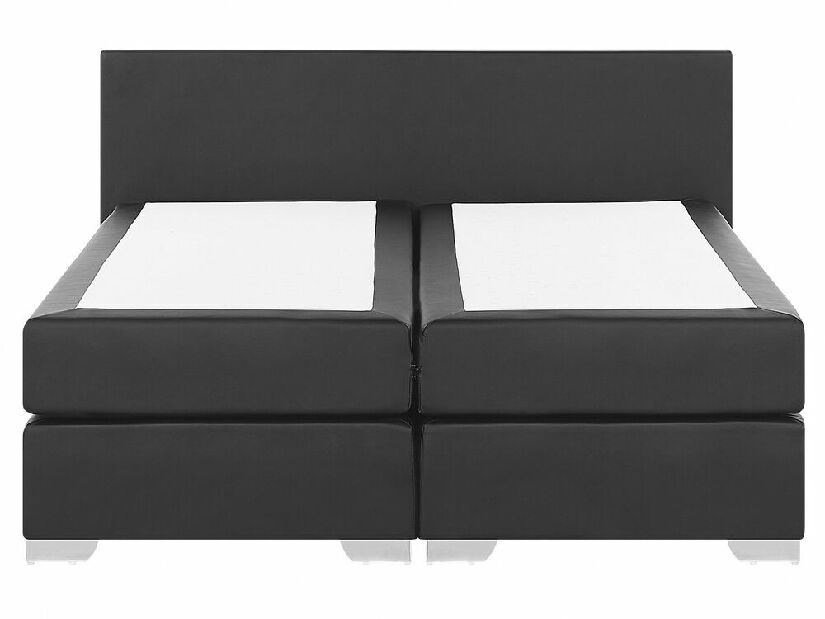 Kontinentálna posteľ 160 cm PREMIER 2 (s matracmi) (čierna)