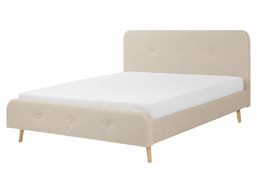 Manželská posteľ 160 cm ROME (s roštom) (béžová)