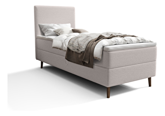 Jednolôžková posteľ 80 cm Napoli Bonell (biela) (s roštom, bez úl. priestoru)
