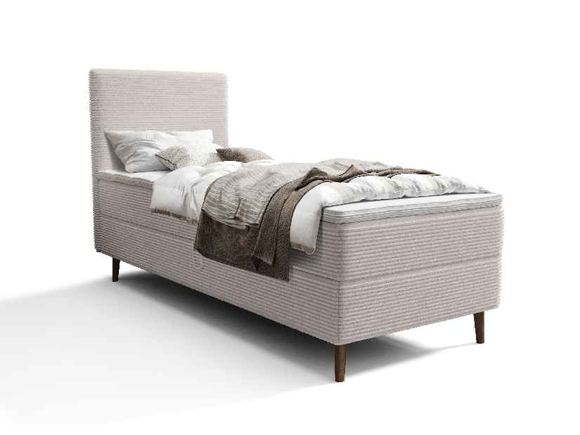 Jednolôžková posteľ 80 cm Napoli Comfort (biela) (s roštom, bez úl. priestoru)