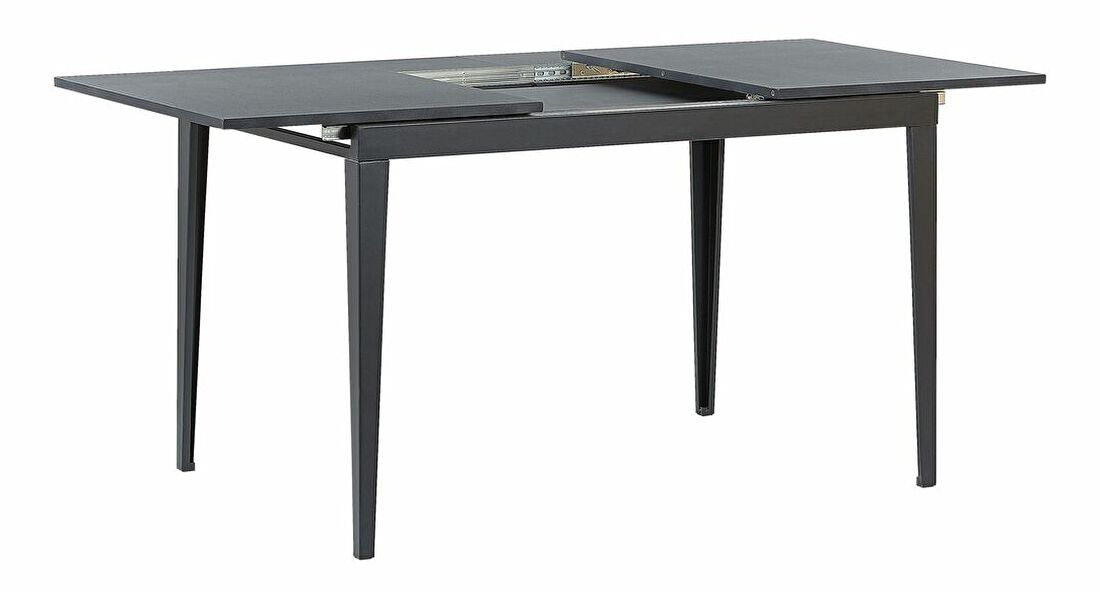 Jedálenský stôl NOROLLA (čierna) (pre 4 až 6 osôb)