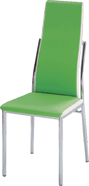 Jedálenská stolička Zora zelená