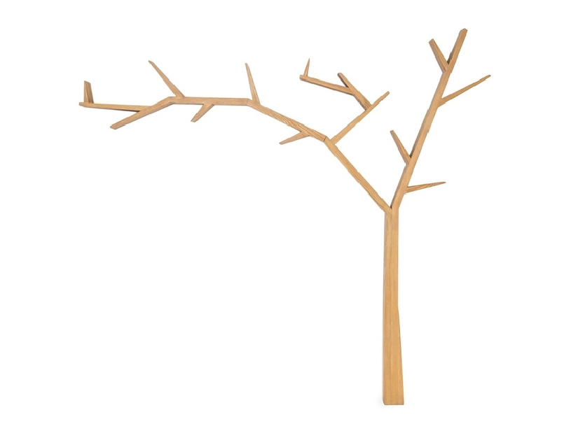 Polička v tvare stromu Panteo (medovohnedá) (L)
