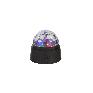 Dekoratívne svietidlo LED Disco 28014 (čierna + priehľadná)