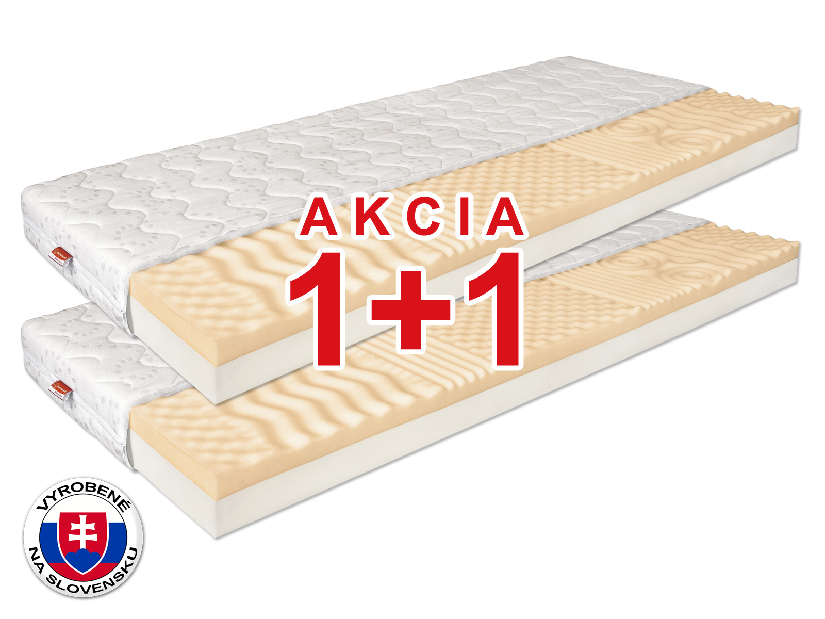 Penový matrac Benab Primo 7 Duo 200x70 cm (T3) *AKCIA 1+1