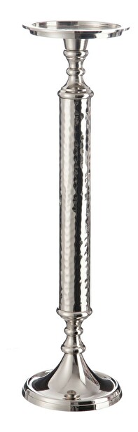Svietnik Jolipa Vysoký na jednu sviečku (13x13x46cm) (Strieborná)