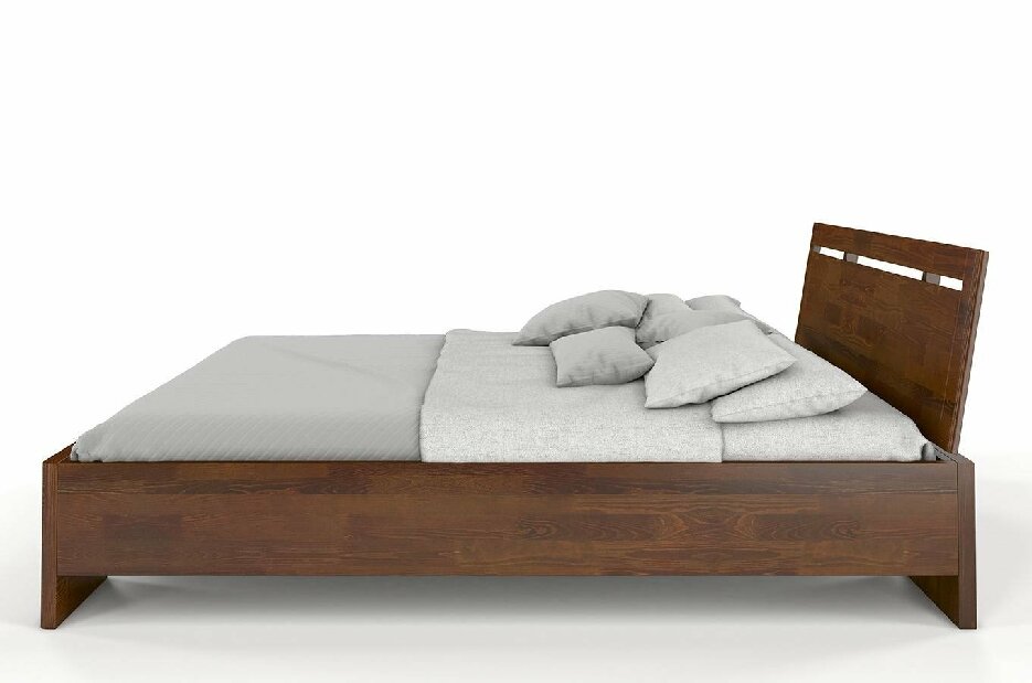 Manželská posteľ 180 cm Naturlig Bokeskogen High (borovica)