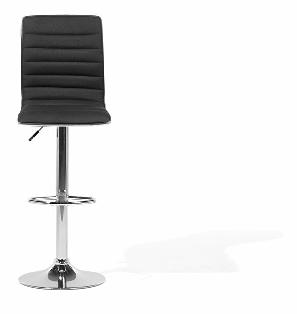 Barová stolička Locarno (čierna) (čalúnená)