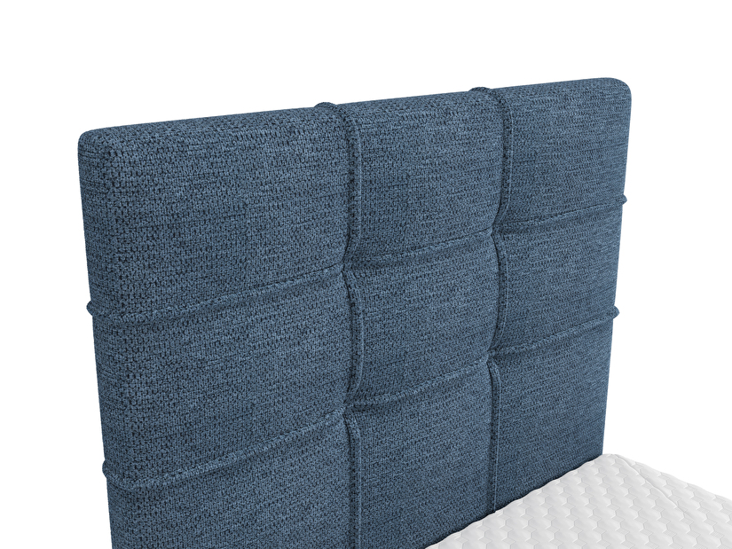 Jednolôžková posteľ 90 cm Infernus Comfort (modrá) (s roštom, bez úl. priestoru)
