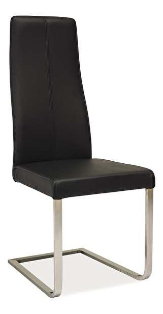 Jedálenská stolička H-866 (ekokoža čierna)