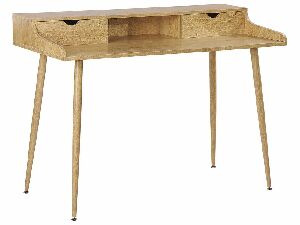 Písací stôl LEENOR (120 x 60 cm) (MDF) (svetlé drevo)