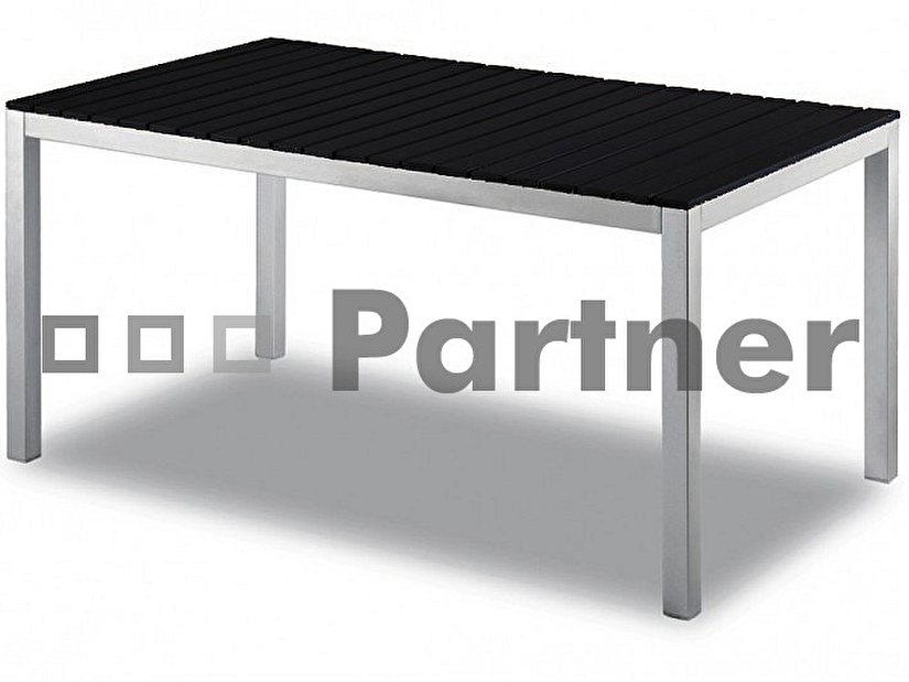 Záhradný stôl TD98191-AL-NE 120x90 cm (Kov)