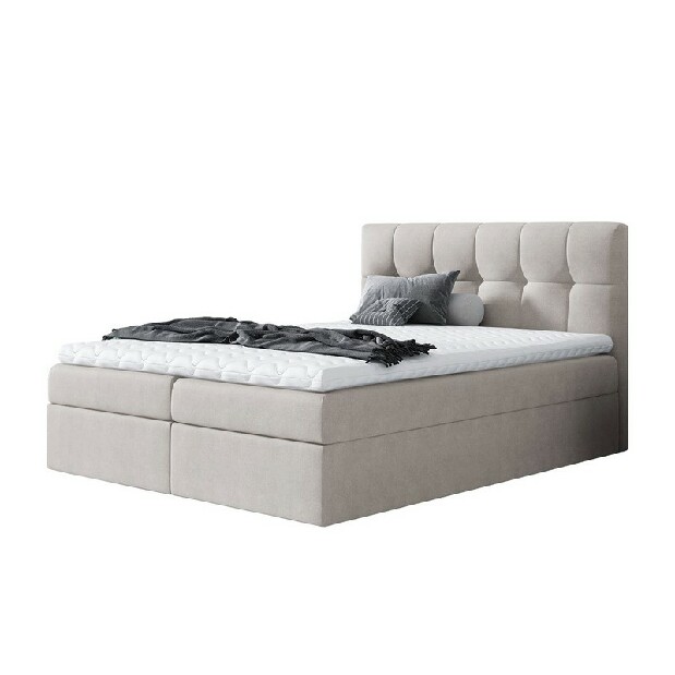 Kontinentálna posteľ 140 cm Apolon (tyrkysová) *výpredaj
