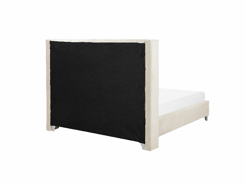 Manželská posteľ 160 cm LUBECK (s roštom) (béžová) *výpredaj