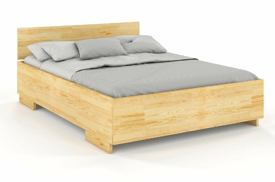 Manželská posteľ 180 cm Naturlig Larsos High (borovica)