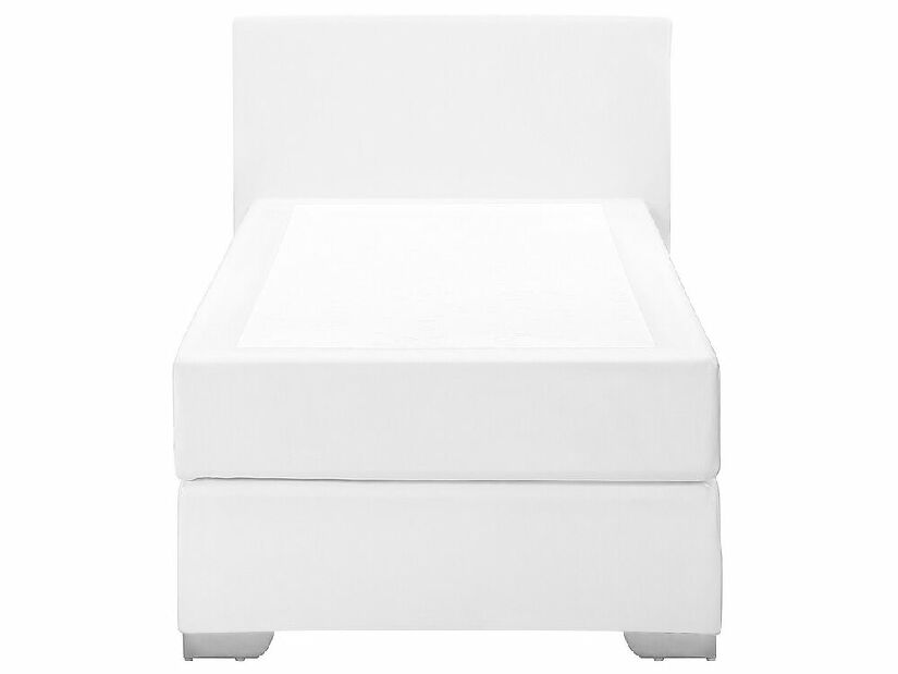 Kontinentálna posteľ 90 cm PREMIER (s matracmi) (biela)