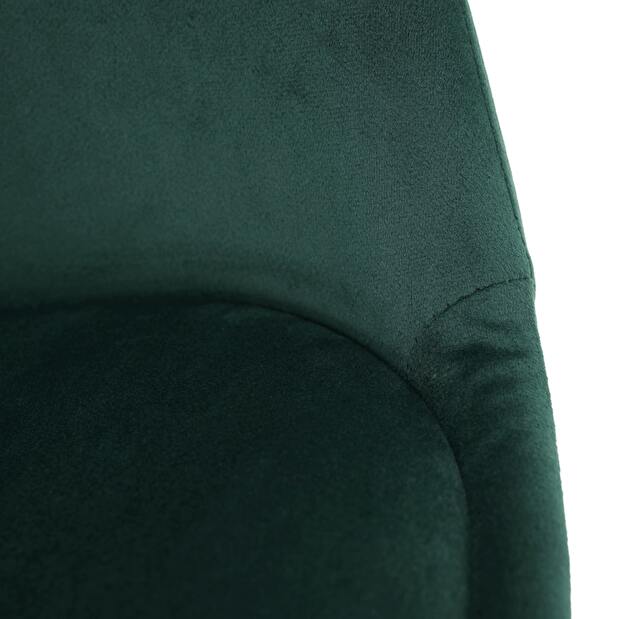 Set 2 ks jedálenských stoličiek Blanche (emerald + čierna) *výpredaj