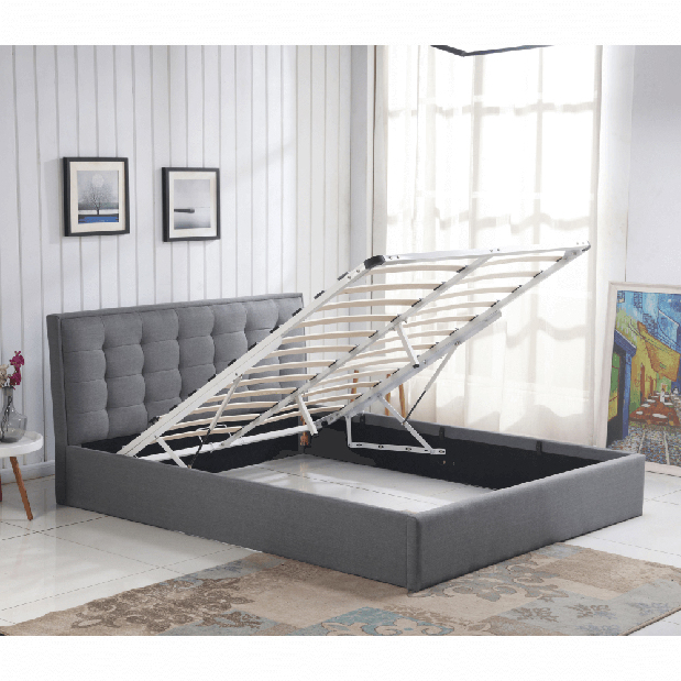 Manželská posteľ 180 cm Essie (s roštom) *bazár