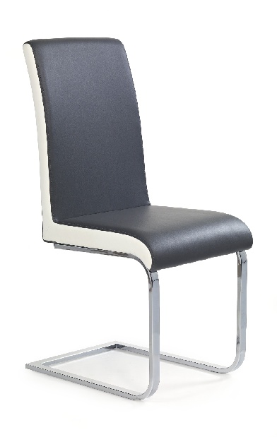 Jedálenská stolička K103 šedá + biela *výpredaj