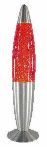 Dekoratívne svietidlo Glitter Mini 4116 (červená + strieborná)