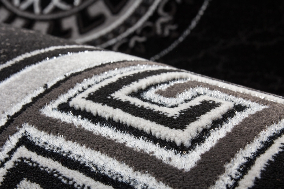 Kusový koberec Aura 776 Black 120x170 cm *bazár