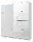 Šatníková skriňa Benson Typ 56 (biela + zrkadlo)
