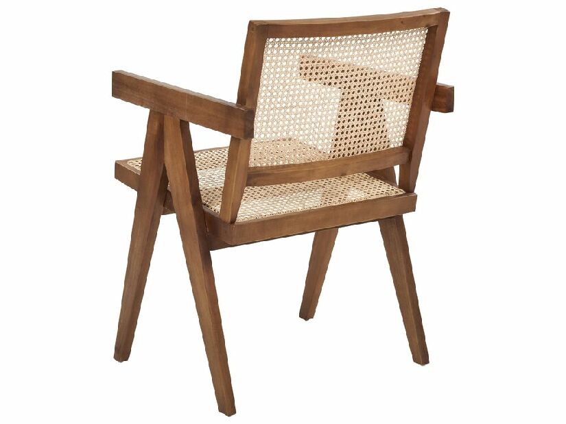 Jedálenská stolička Willow (prírodná + hnedá) 
