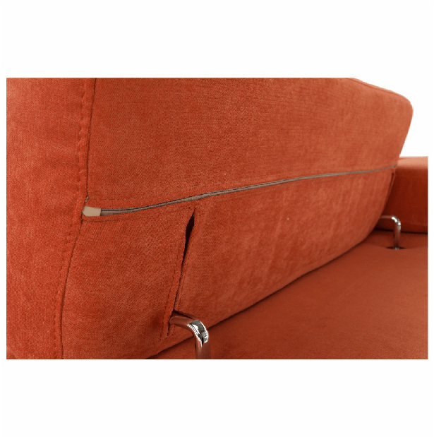 Rohová sedačka Lyng (oranžová) (L)