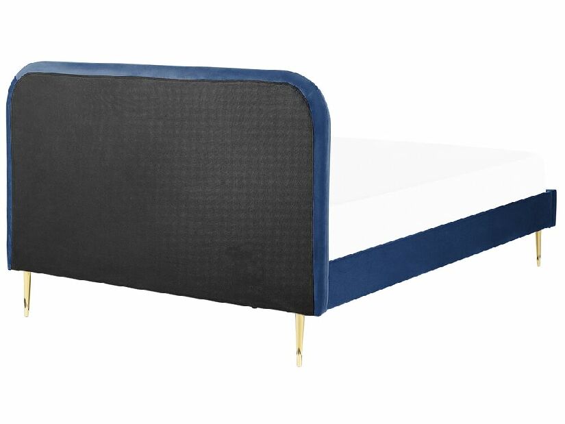 Manželská posteľ 160 cm Faris (modrá) (s roštom)