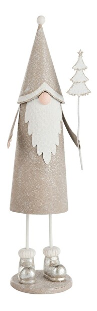 Figurína Jolipa Vianočná postavička Woody Hazelnut (43x10x10cm) (Hnedá)