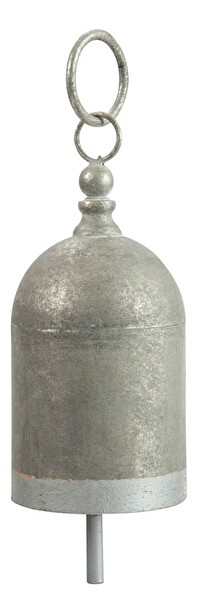 Dekoratívny predmet Jolipa Zvon (12x12x37cm) (Strieborná)