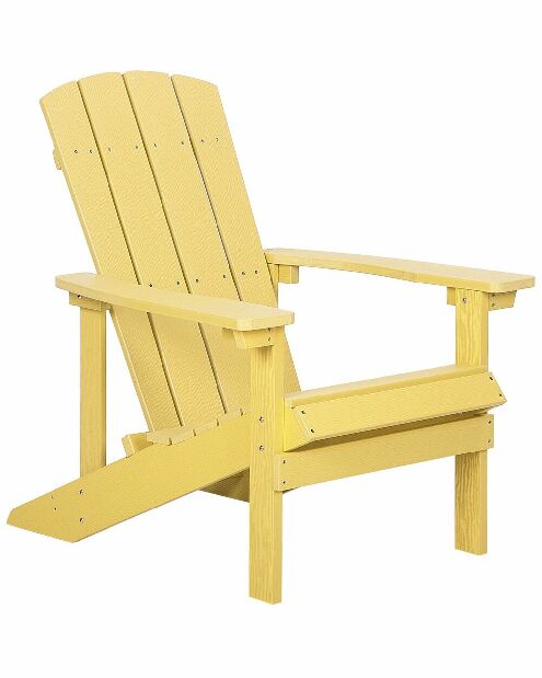 Záhradná stolička Adack (žltá)