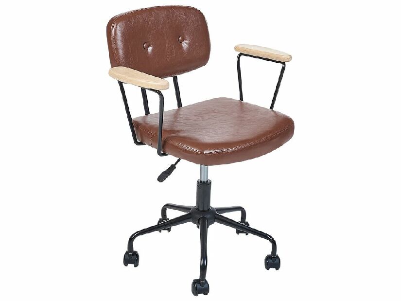 Kancelárska stolička Asta (hnedá)