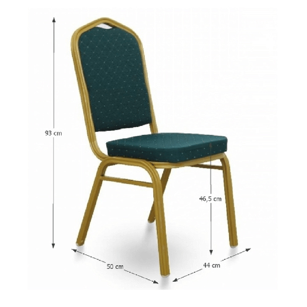Jedálenská stolička Zoni (zelená)