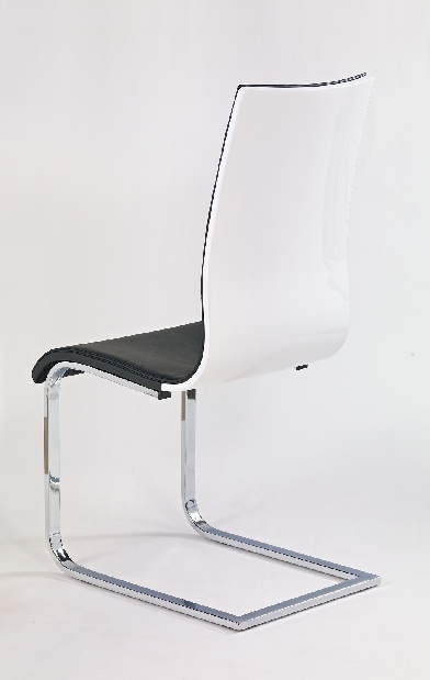 Jedálenská stolička Killa (čierna + biela)