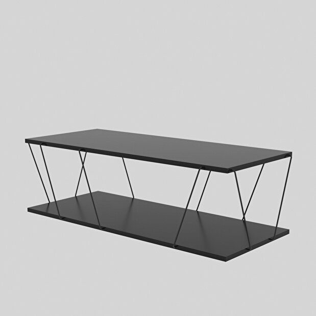Konferenčný stolík Liana (antracit + čierna)