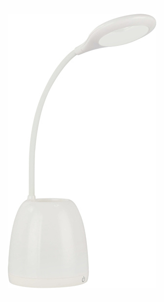 Stolové svietidlo LED Margaery 58324 (moderné/dizajnové) (biela + satinovaná) (Stmievateľné)